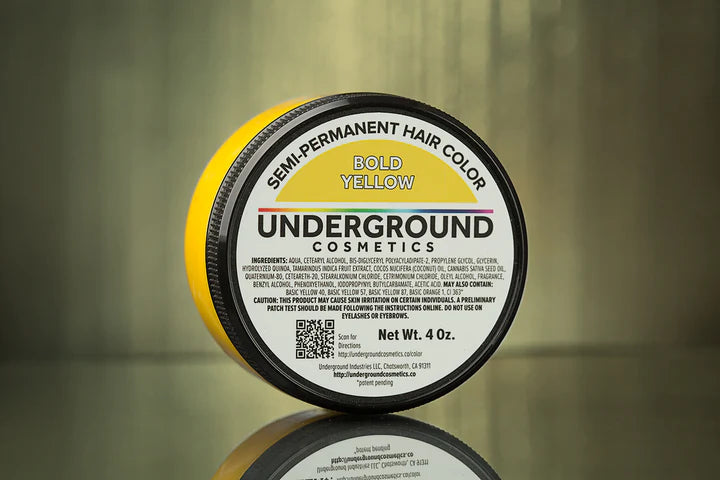 Under Ground Bold Yellow Semi-Perm Hair Color – DELUVA SA de CV